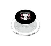 Désolé, Mon Axolotl a mangé Mes devoirs PopSockets PopGrip pour MagSafe