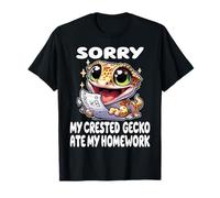 Désolé, Mon Gecko à crête a mangé Mes devoirs drôles T-Shirt