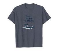 Désolé, Mon lit Appelle | Ne m'invitez Pas après T-Shirt, Homme, Bleu Chiné, S