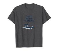 Désolé, Mon lit Appelle | Ne m'invitez Pas après T-Shirt, Homme, Chiné Foncé, L