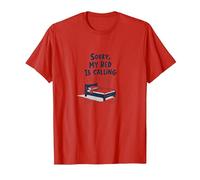 Désolé, Mon lit Appelle | Ne m'invitez Pas après T-Shirt, Homme, Rouge, M