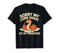 Désolé, Mon Serpent des blés a mangé Mes devoirs Reptile Snakes T-Shirt