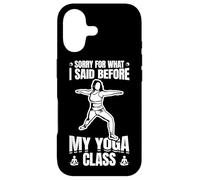 Désolé pour ce Que J'Ai Dit Avant Le Yoga Coque pour iPhone 17