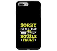 Désolé pour ce Que J'Ai Dit, Double faute d'un Joueur de Tennis Coque pour iPhone 7 Plus/8 Plus