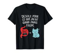 Desole pour ce que j'ai dit Hangry Monster Graphic T-Shirt