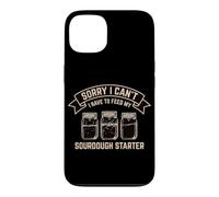 Désolée, Je Dois Nourrir Mon levain Starter Love Bread Baking Coque pour iPhone 13