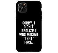 Désolée, Je n'avais Pas réalisé Que Je faisais Cette Grimace avec des Hommes Pleins d'esprit Coque pour iPhone 11 Pro Max