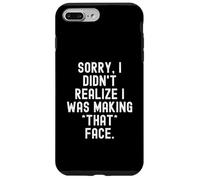 Désolée, Je n'avais Pas réalisé Que Je faisais Cette Grimace avec des Hommes Pleins d'esprit Coque pour iPhone 7 Plus/8 Plus