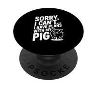 Désolée, Je ne Peux Pas... J'Ai des projets avec Mon Cochon PopSockets PopGrip Adhésif