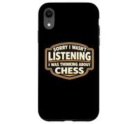 Désolée, Je n'écoutais Pas, Je pensais à Chess Lover Coque pour iPhone XR