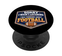 Désolée, Je n'écoutais Pas, Je pensais à Football Lover PopSockets PopGrip Adhésif