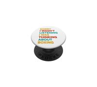Désolée, Je n'écoutais Pas, Je pensais à la Boxe PopSockets PopGrip Adhésif