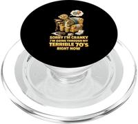 Désolée, Je suis Cranky, Je Traverse Mes terribles années 70 en ce Moment PopSockets PopGrip pour MagSafe