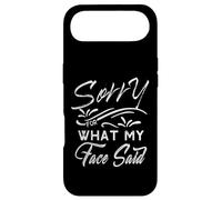 Désolée pour ce Que disait Mon Visage, drôle et Sarcastique Coque pour iPhone Air