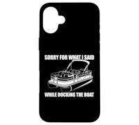 DÉSOLÉE pour CE Que J'Ai Dit Quand J'ÉTAIS en Train D'ACCOSTER Le Bateau Funny Meme Coque pour iPhone 16 Plus