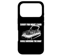 DÉSOLÉE pour CE Que J'Ai Dit Quand J'ÉTAIS en Train D'ACCOSTER Le Bateau Funny Meme Coque pour iPhone 17 Pro