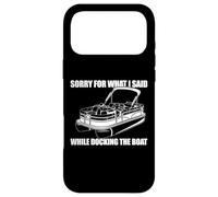 DÉSOLÉE pour CE Que J'Ai Dit Quand J'ÉTAIS en Train D'ACCOSTER Le Bateau Funny Meme Coque pour iPhone 17 Pro Max