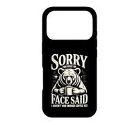 Désolée pour ce Que Mon Visage a Dit, Je n'ai Pas Encore bu Assez de café Coque pour iPhone 17 Pro