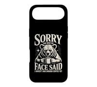 Désolée pour ce Que Mon Visage a Dit, Je n'ai Pas Encore bu Assez de café Coque pour iPhone Air