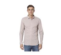 Desoto - Chemise Blanche à Motif Feuilles - Homme - Chemises - Blanc - Taille: 2XL