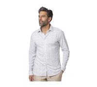 Desoto - Chemise blanche à motifs palmiers - Homme - Chemises - Blanc - Taille: M