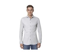 Desoto - Chemise blanche motif pied-de-poule Luxury Line - Homme - Chemises - Blanc - Taille: XL