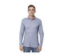 Desoto - Chemise Bleue à Motifs Multicolores - Homme - Chemises - Bleu - Taille: XL