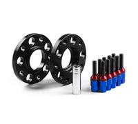 D'espacement Roue Élargisseurs Entretoises Roue Hubcentriques 2 Pièces 20mm 5x120mm Pas Filetage 72.56mm M12x1,5 Avec Boulons Cosse Pour BMW E36 E82 E88(Blue)