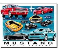 Desperate Enterprises nostalgique Tin Sign Mustang asynchrone Technologie
