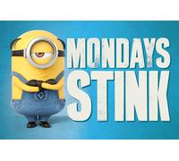 Despicable Me 3 - Mondays stink - Moi, je suis incorrigible Poster 91,5x61 cm