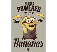 Despicable Me alimenté par Bananes Poster Maxi, en Bois, Multicolore