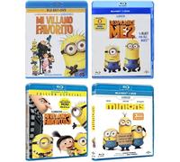 Despicable Me and Minions Blu-ray + DVD Collection: Despicable Me / Despicable Me 2 / Despicable Me 3 / Minions (Plus Bonus Mini-Movies) 4-Movie Set [Spanish Artwork]