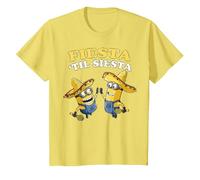 Despicable Me Minions Fiesta Til Siesta T-Shirt, Enfant, Citron, 2 Ans
