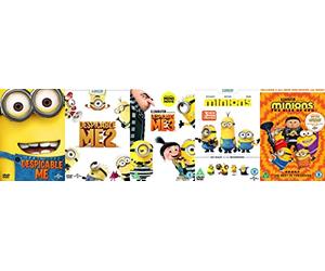 Despicable Me & Minions Set UK Release DVD - Despicable Me / Despicable Me 2 / Despicable 3 / Minions / Minions - The Rise of Gru DVD - Despicable Me 1-3 / Minions 2 Movie Collection DVD
