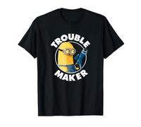 Despicable Me Minions Tim Troublemaker White Text T-Shirt