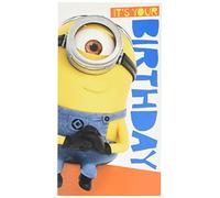 Despicable Me Moi, moche et méchant Minion son Sticker Carte d'anniversaire