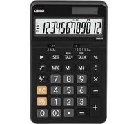 DESQ® Calculatrice de Bureau| Affichage 12 Chiffres | Large |Taxe