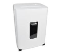 DESQ® Destructeur de Documents Niveau de sécurité P5 - Microcut (2500 Particules/A4), 2 x 12 mm, 20 litres, 10 Min. Non-Stop, 8 Feuilles, 4 roulettes pivotantes, Bureau/Home Office, Dutch Design