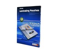 DESQ® Pochettes de plastification - A6, 125 microns, Brillant, Coins arrondis, Pochettes à plastifier, 100 pièces, 111 x 154 mm, Premium