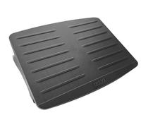 DESQ Repose-pieds - Hauteur 90 mm, Antidérapant, Grande plate-forme, Inclinable jusqu'à 20°, Noir