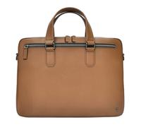 Desq® Sacoche pour ordinateur portable 16", cuir grainé marron