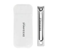 DESSANGE - Coupe Ongle - en Carbone - Accessoire Pedicure - Face Antidérapante - Lime à Ongle - Pochette de Rangement - Pied Soigné - Coupe Nette
