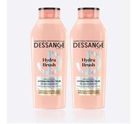 Dessange Hydra-Brush Shampooing Hydra-Protecteur Pour Cheveux Exposés Aux Appareils Chauffants 280ml Lot De 2