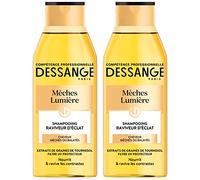 DESSANGE - Mèches Lumière Shampooing Nutri-Lustrant Pour Cheveux Méchés Ou Balayés - 250 ml - Lot de 2