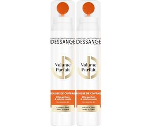 DESSANGE - Mousse Coiffante Volume Parfait - Formule Enrichie en Pro-Vitamine B5 - Épaisseur et Toucher Soyeux - Cheveux Fins - 200 ml (Lot de 2)