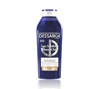 DESSANGE - Shampoing Bleu Déjaunisseur Âge Sublime Blanc Chic - Formule Enrichie En Acide Hyaluronique & Extrait D'Orchidée - Neutralise Les Reflets Jaunes - Cheveux Blancs & Gris - 280 ml