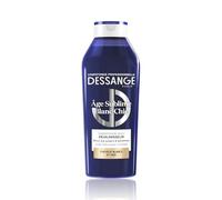 DESSANGE - Shampoing Bleu Déjaunisseur Âge Sublime Blanc Chic - Formule Enrichie En Acide Hyaluronique & Extrait D'Orchidée - Neutralise Les Reflets Jaunes - Cheveux Blancs & Gris - 280ml