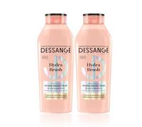 DESSANGE - Shampoing Hydra-Protecteur Hydra Brush - Enrichi En Acide Hyaluronique & Huile De Rose - Hydrate & Protège - Cheveux Exposés Aux Appareils Chauffants - 2 x 280ml