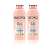 DESSANGE - Shampoing Hydra-Protecteur Hydra Brush - Enrichi En Acide Hyaluronique & Huile De Rose - Hydrate & Protège - Cheveux Exposés Aux Appareils Chauffants - 2 x 280ml