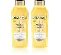 DESSANGE - Shampoing Raviveur D'Éclat Mèches Lumière - Formule Enrichie En Extrait De Calendula & Filtre UV - Nourrit & Ravive L'Éclat - Cheveux Méchés Ou Balayés - 280ml (Lot de 2)